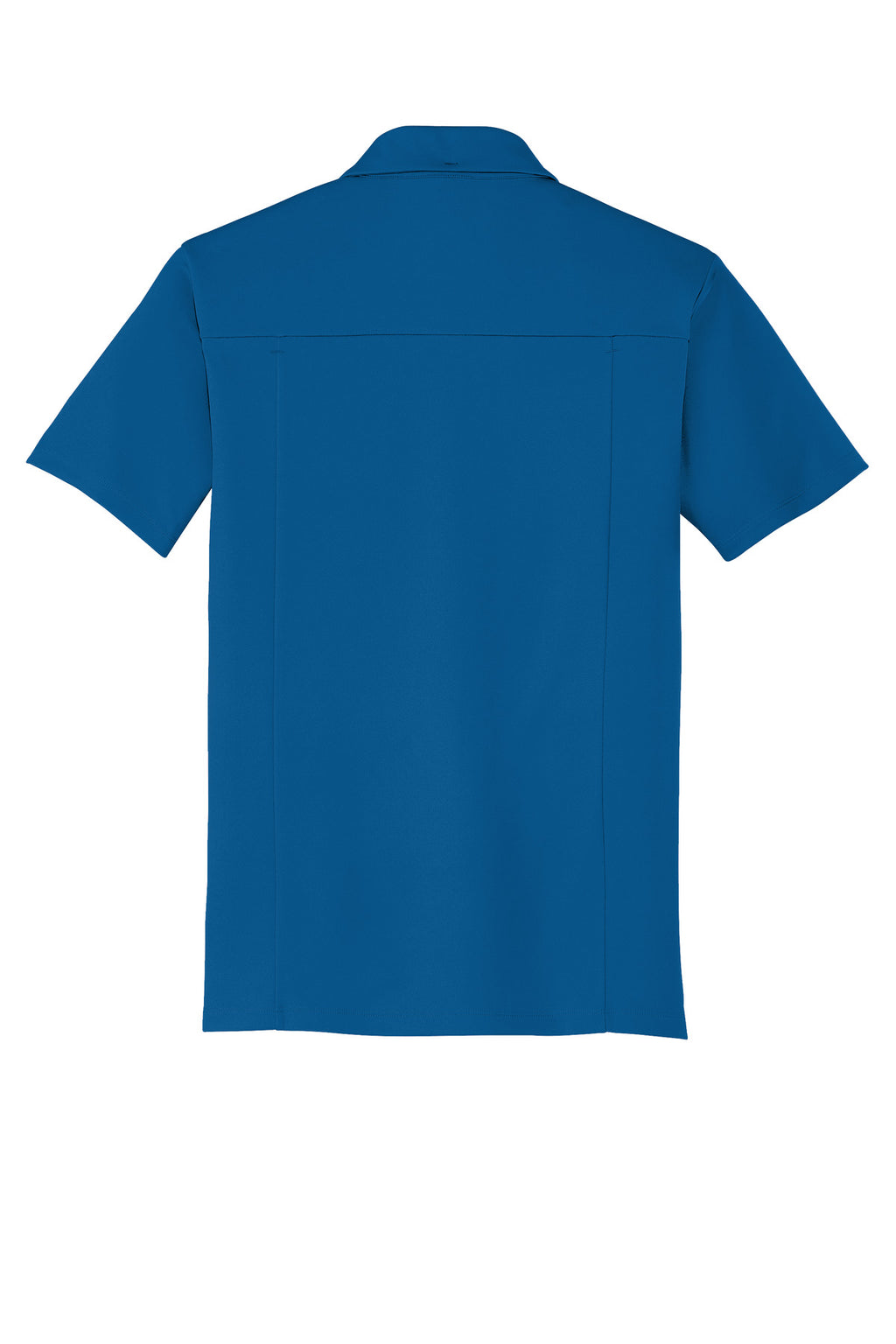 Rear View of Bolt Blue OGIO Framework Polo. OG125