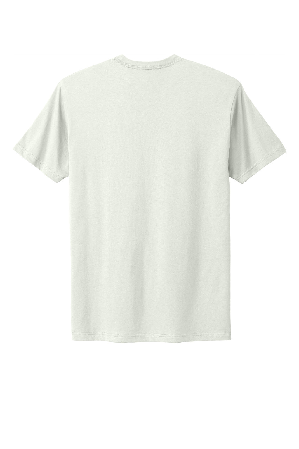 Rear View of Bone Next Level Apparel Adult Cotton Tee. NL3600
