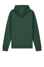 Rear View of BottleGrn Stanley/Stella Unisex Drummer 2.0 Hooded Sweatshirt SXU009