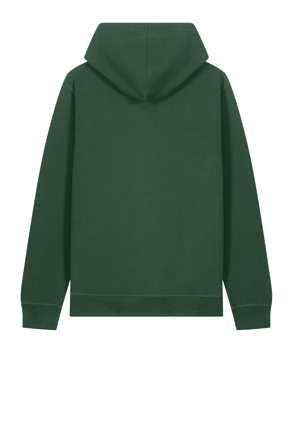 Rear View of BottleGrn Stanley/Stella Unisex Sounder Hooded Sweatshirt SXU012