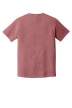 Rear View of Brick COMFORT COLORS Heavyweight Ring Spun Tee. 1717