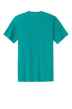 Rear View of BrightAqua Port & Co Easy Cotton Tee PC43