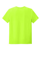 Rear View of BriteLime Carhartt Force Sun Defender Short Sleeve T-Shirt CT106868