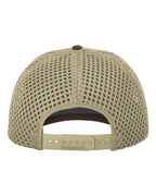 Rear View of Brown/ Khaki Tilikum Cap - 835