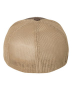 Rear View of Brown/ Khaki Trucker Cap - 6511