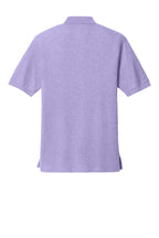 Rear View of Brt Lavender Port Authority Silk Touch Polo K500