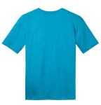 Rear View of Brt Turquoise District Perfect Weight Tee. DT104