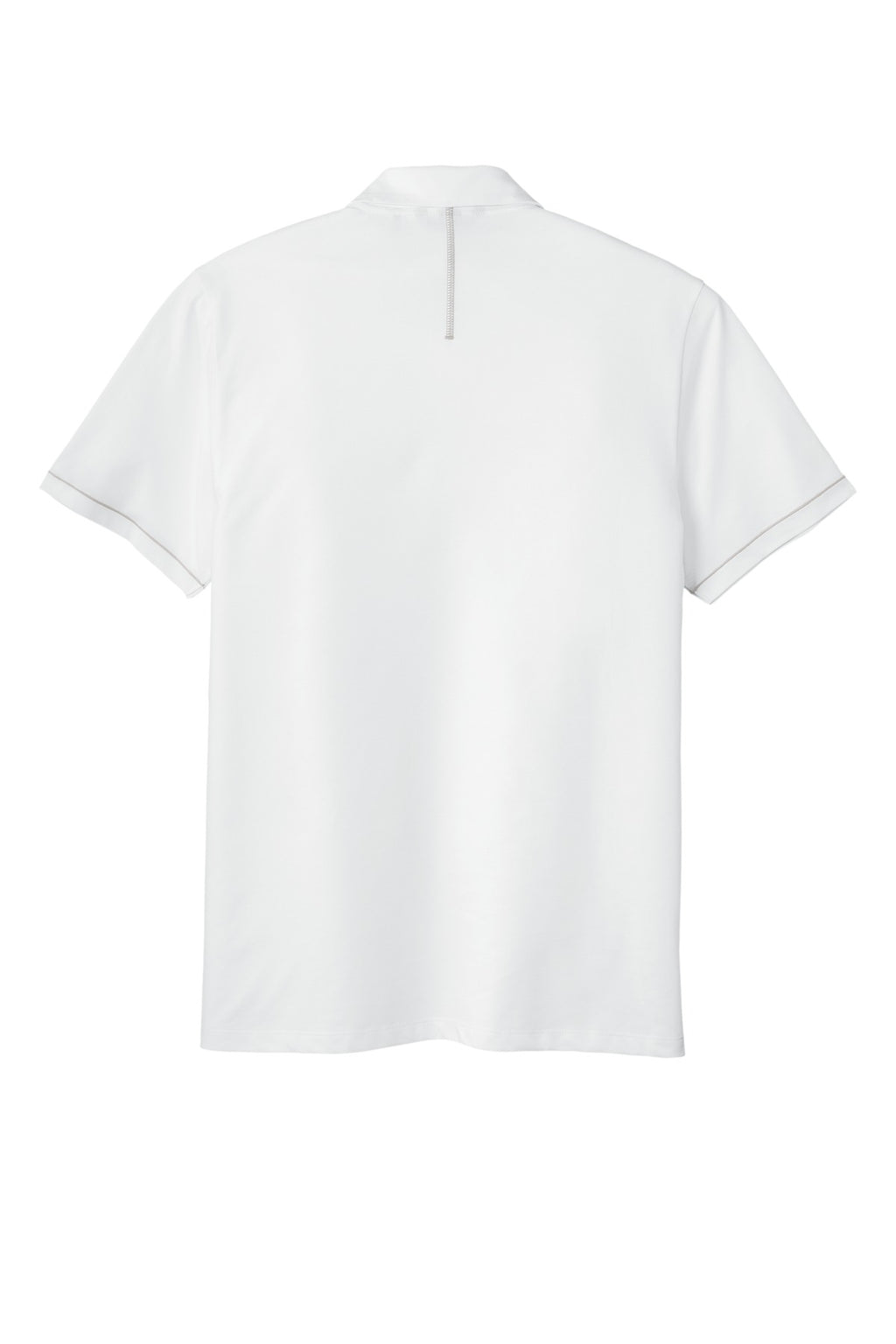 Rear View of BrtWhite OGIO Code Stretch Polo. OG146