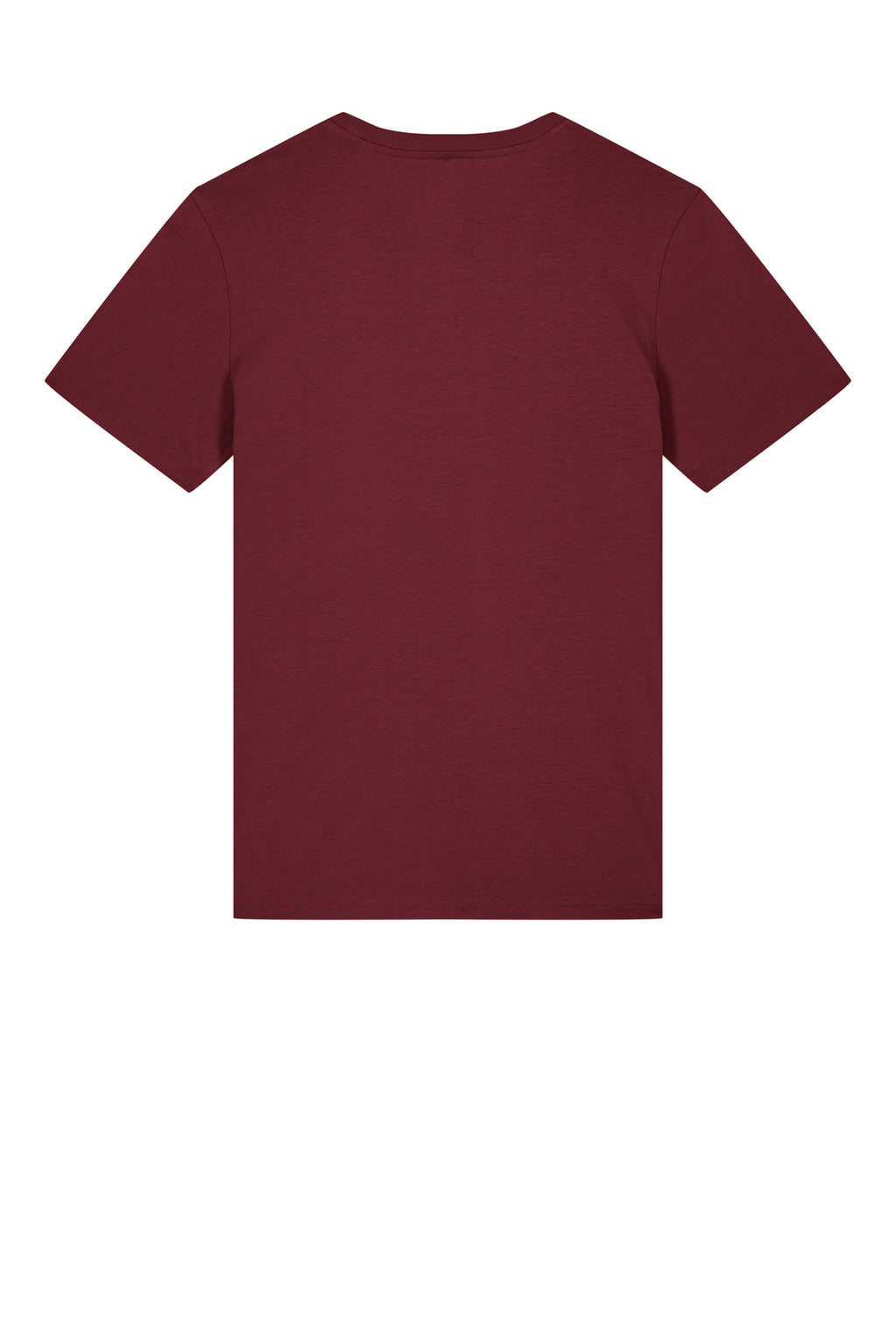Rear View of Burgundy Stanley/Stella Unisex Crafter Tee SXU007