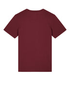 Rear View of Burgundy Stanley/Stella Unisex Crafter Tee SXU007