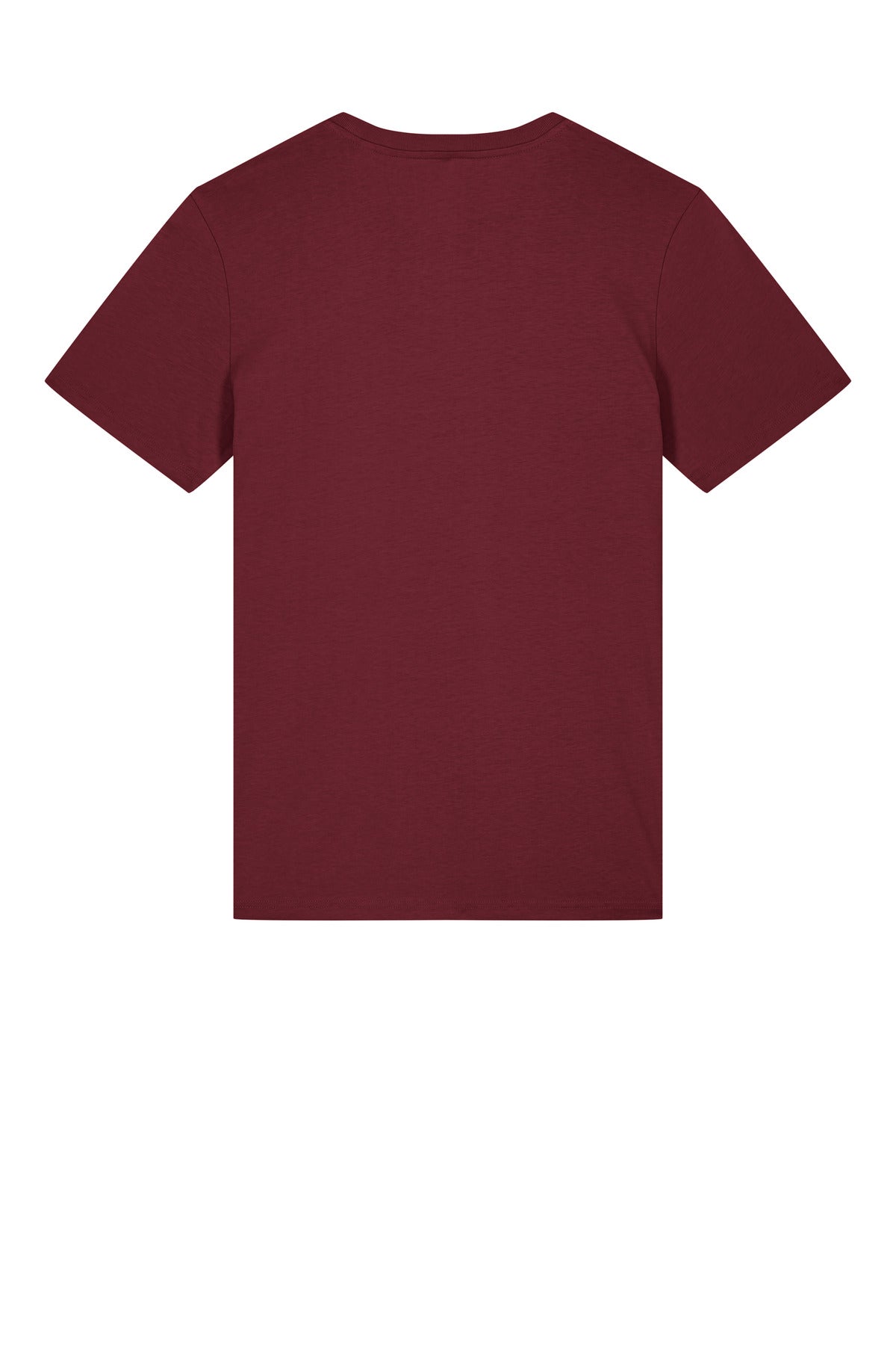 Rear View of Burgundy Stanley/Stella Unisex Crafter Tee SXU007