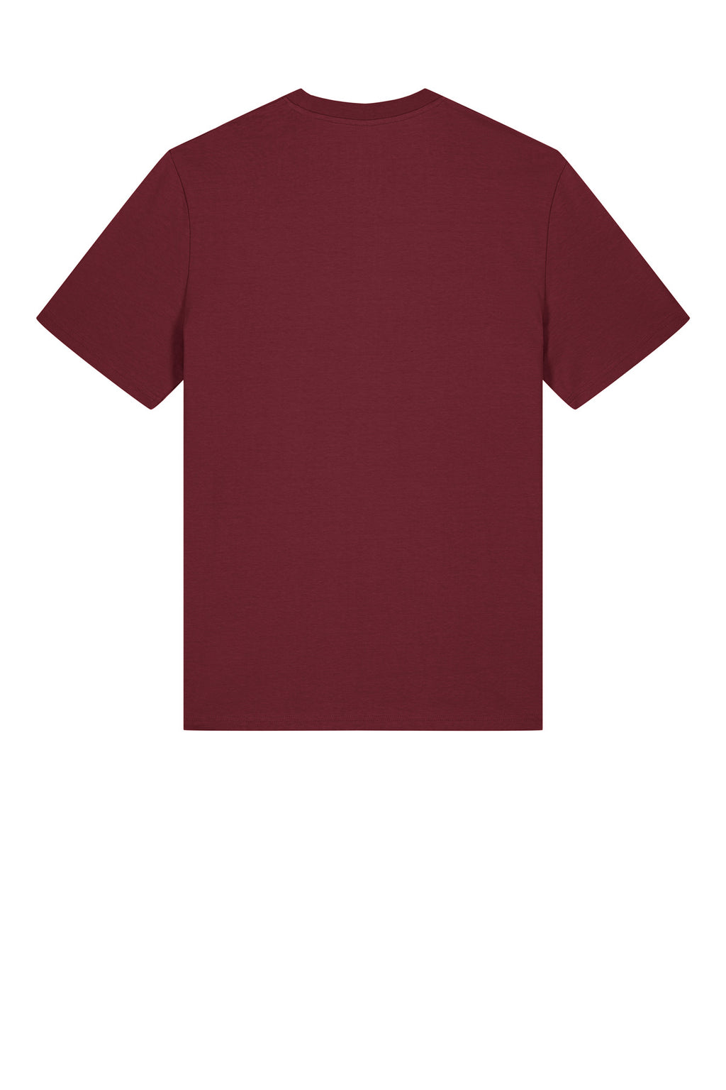 Rear View of Burgundy Stanley/Stella Unisex Creator 2.0 Tee SXU001