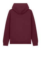 Rear View of Burgundy Stanley/Stella Unisex Sounder Hooded Sweatshirt SXU012
