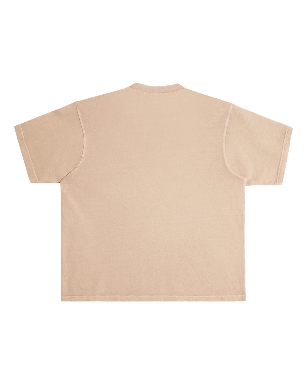 Rear View of Burro Urban Heavyweight T-Shirt - LS16005