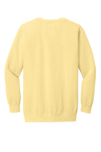 Rear View of Butter COMFORT COLORS Ring Spun Crewneck Sweatshirt. 1566