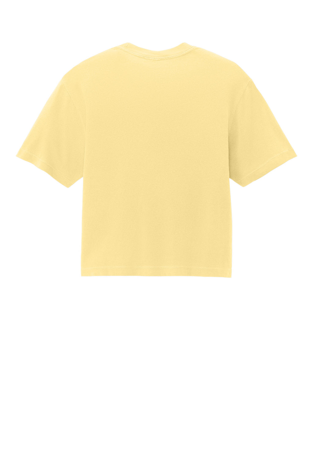 Rear View of Butter Comfort Colors Women's Heavyweight Boxy Tee 3023CL