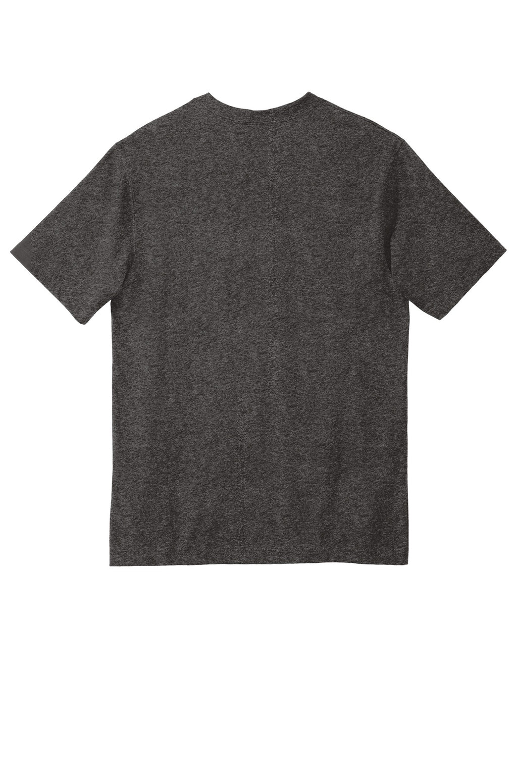 Rear View of Carbon Heather Carhartt Workwear Pocket Short Sleeve T-Shirt. CTK87