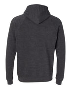 Rear View of Carbon Special Blend Raglan Hooded Sweatshirt - PRM33SBP