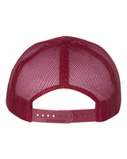 Rear View of Cardinal Snapback Trucker Cap - 112