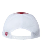 Rear View of Cardinal/ White Everyday Trucker Cap - GB452E