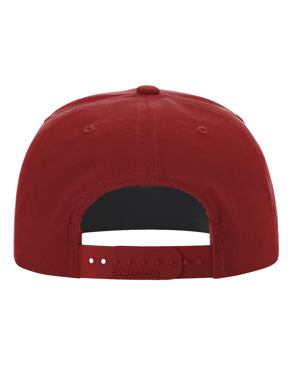 Rear View of Cardinal/ White Umpqua Snapback Cap - 256