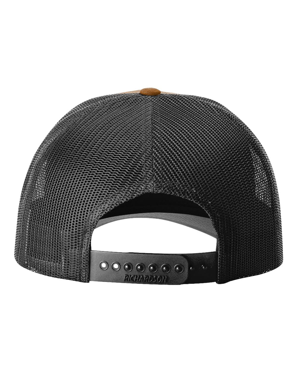 Rear View of Carmel/ Black Low Pro Trucker Cap - 115