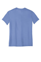 Rear View of Carolina Blue Port & Co Youth Performance Tee. PC380Y