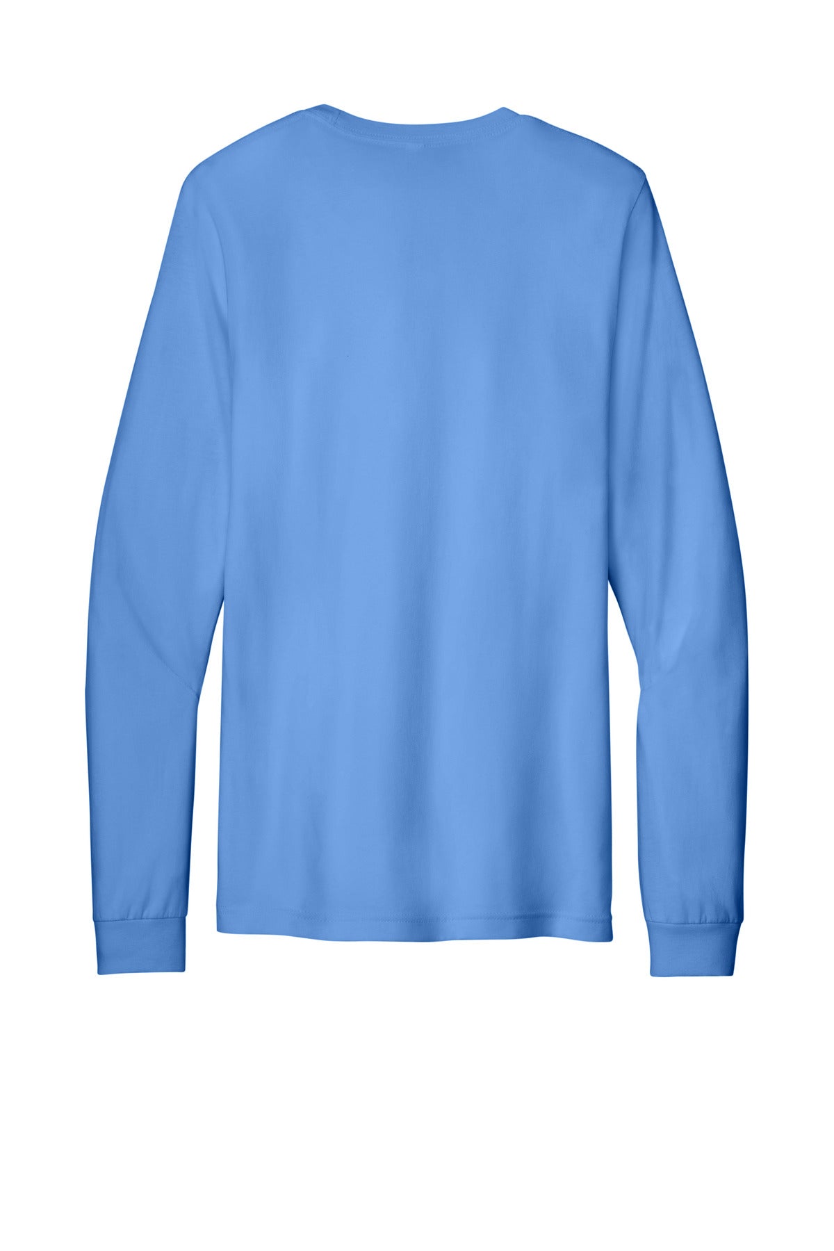 Rear View of CarolinaBl BELLA+CANVAS Unisex Jersey Long Sleeve Tee. BC3501