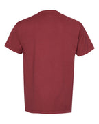 Rear View of Cayenne Garment-Dyed T-Shirt - GDH100