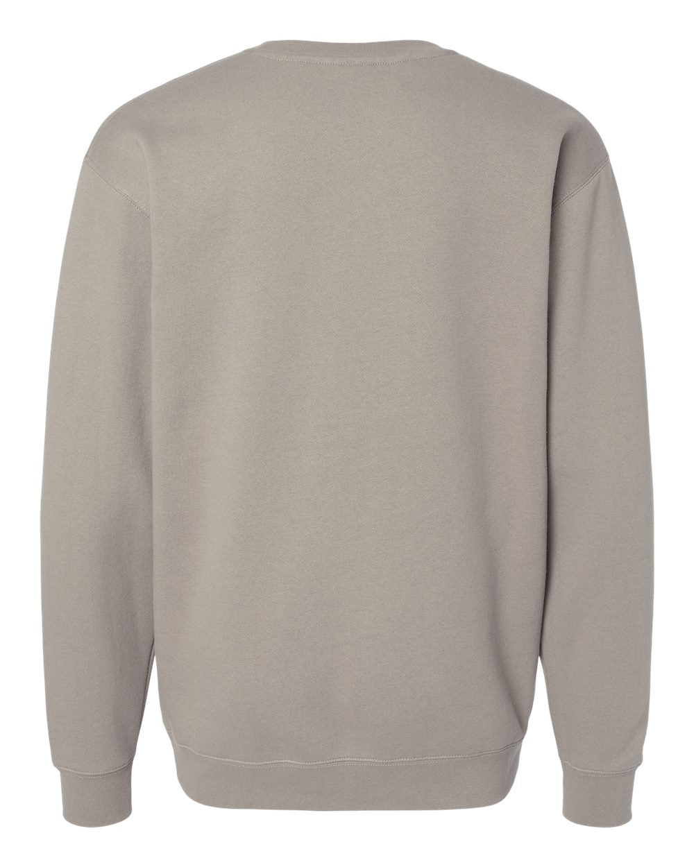 Rear View of Cement Heavyweight Crewneck Sweatshirt - IND3000