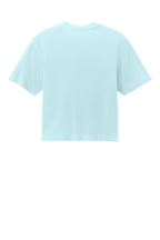 Rear View of Chambray Comfort Colors Women's Heavyweight Boxy Tee 3023CL
