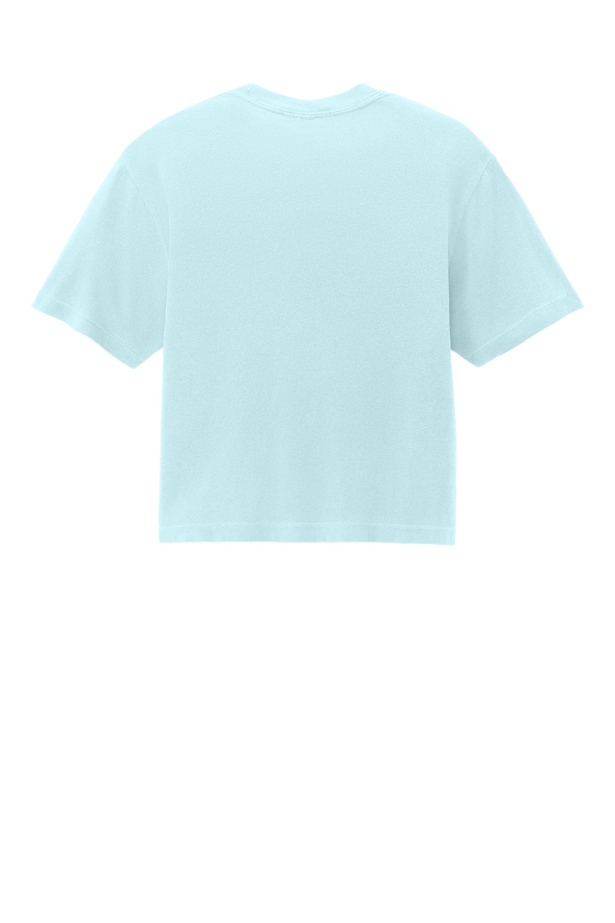Rear View of Chambray Comfort Colors Women's Heavyweight Boxy Tee 3023CL