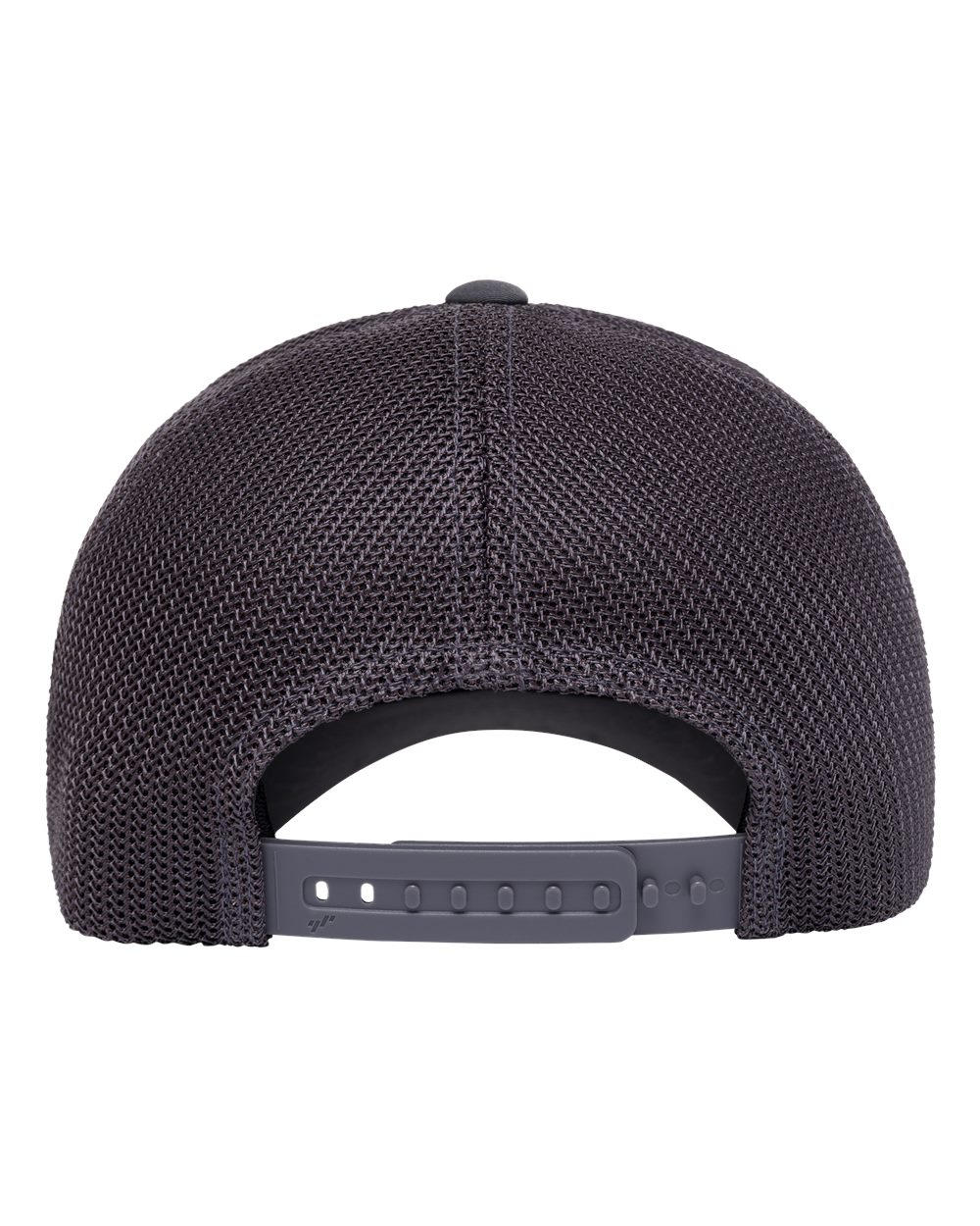 Rear View of Charcoal 110® Recycled Mesh Cap - 110R