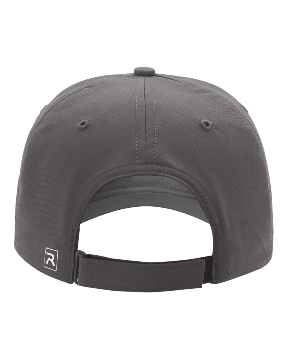 Rear View of Charcoal Casual Performance Cap - 225