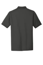 Rear View of Charcoal CornerStone Select Lightweight Snag-Proof Polo. CS418