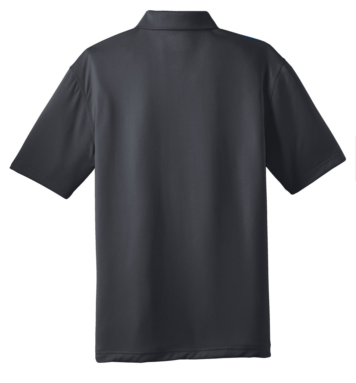 Rear View of Charcoal CornerStone - Select Snag-Proof Polo. CS412
