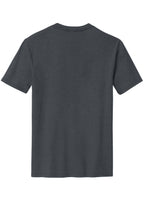 Rear View of Charcoal District Perfect Blend CVC Tee. DM108
