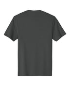 Rear View of Charcoal District Perfect Weight Tee. DT104