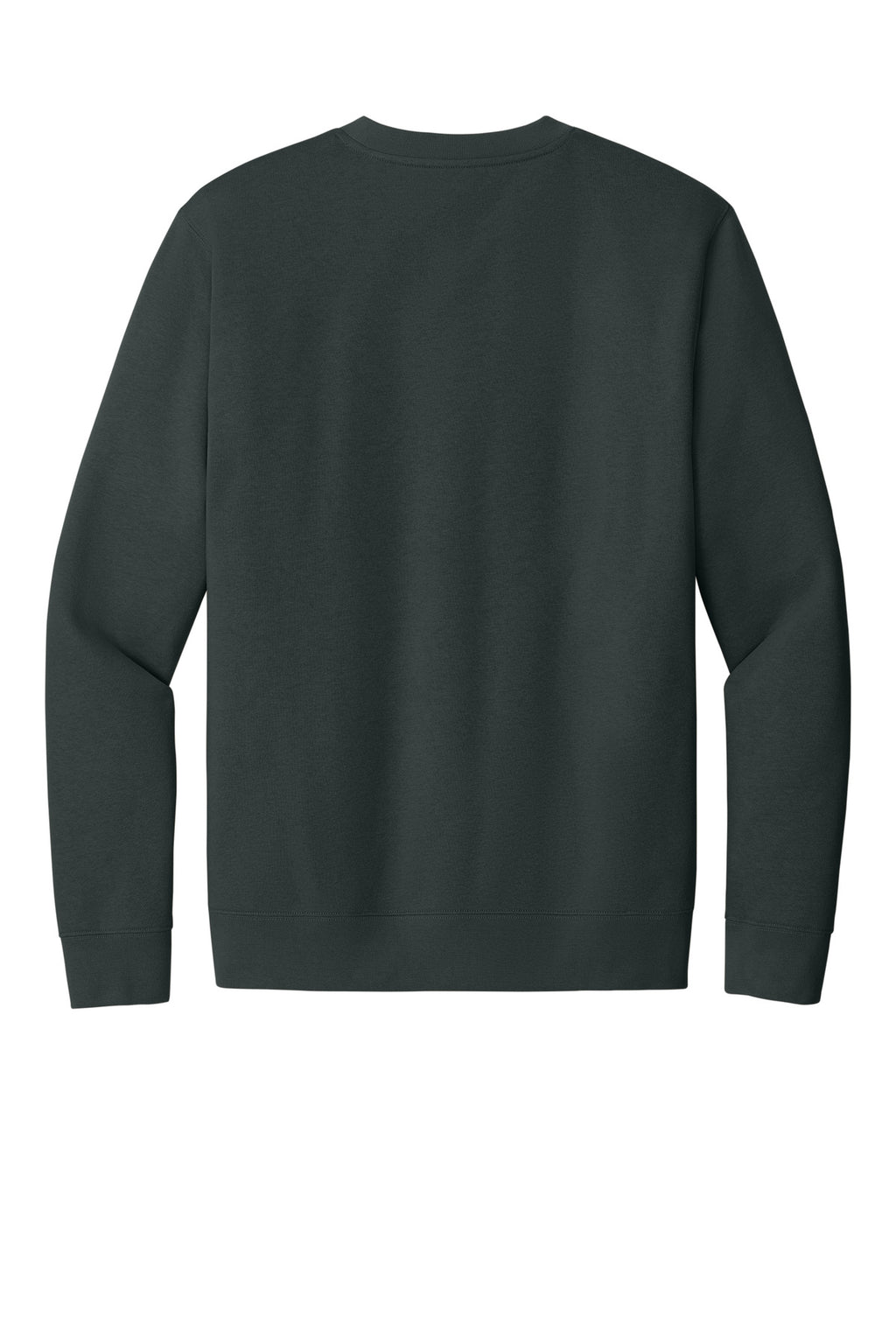 Rear View of Charcoal District V.I.T. Fleece Crew DT6104