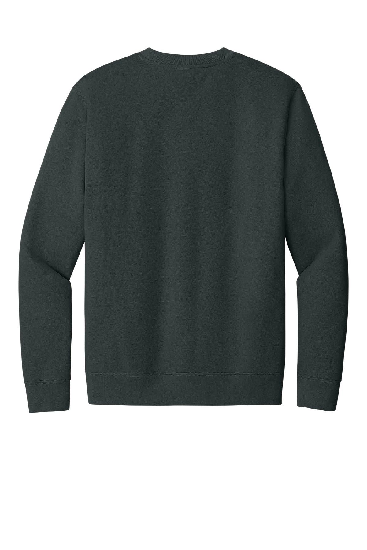 Rear View of Charcoal District V.I.T. Fleece Crew DT6104