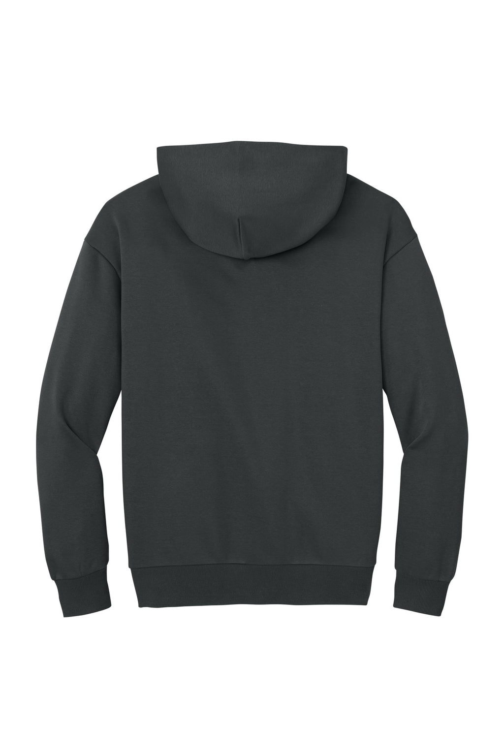 Rear View of Charcoal District V.I.T. Heavyweight Fleece Hoodie DT6150