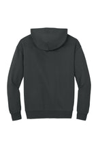 Rear View of Charcoal District V.I.T. Heavyweight Fleece Hoodie DT6150