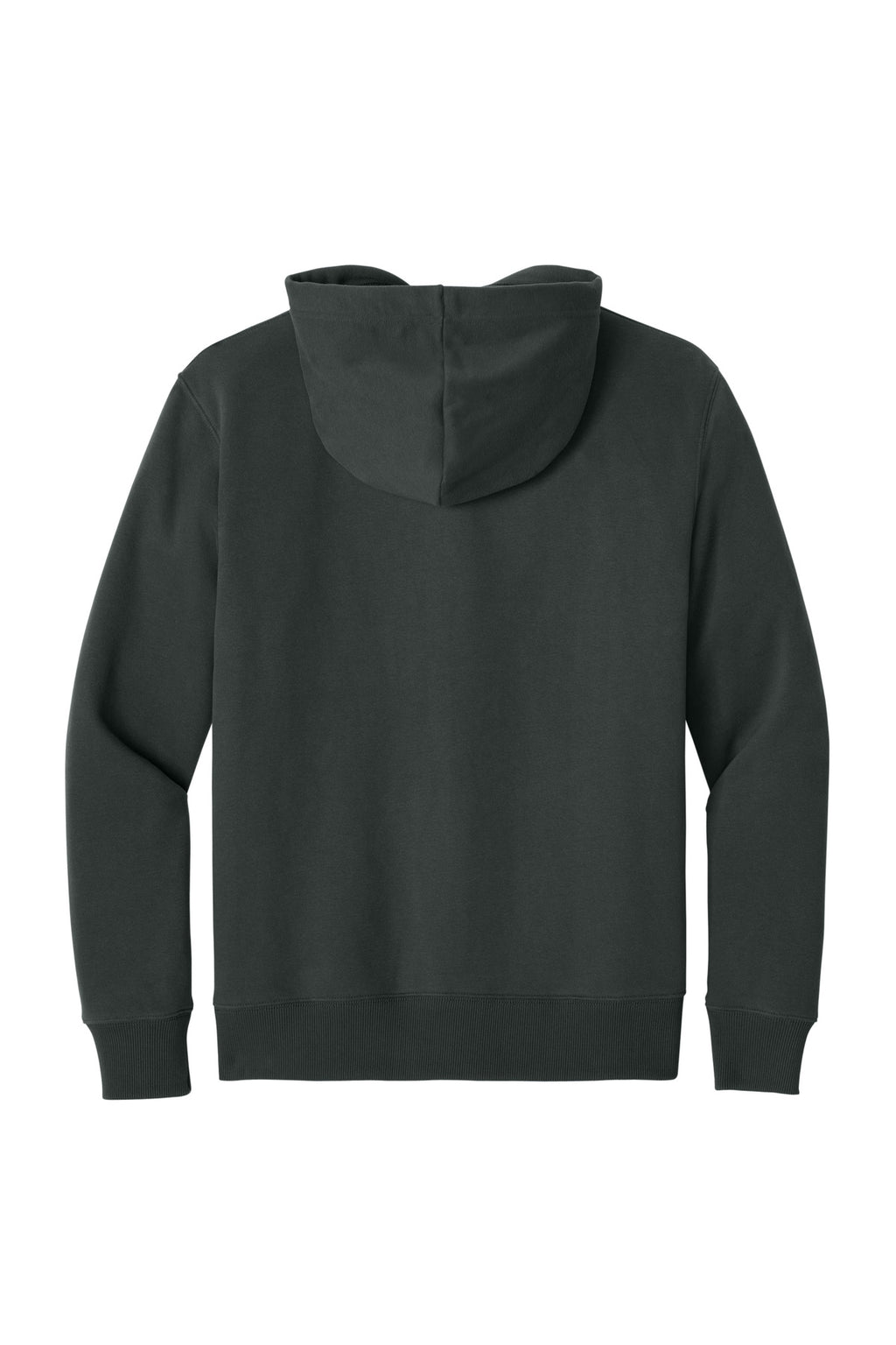 Rear View of Charcoal District V.I.T. Super Heavyweight Fleece Hoodie DT6600