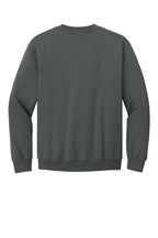 Rear View of Charcoal Gildan Heavy Blend Crewneck Sweatshirt. 18000