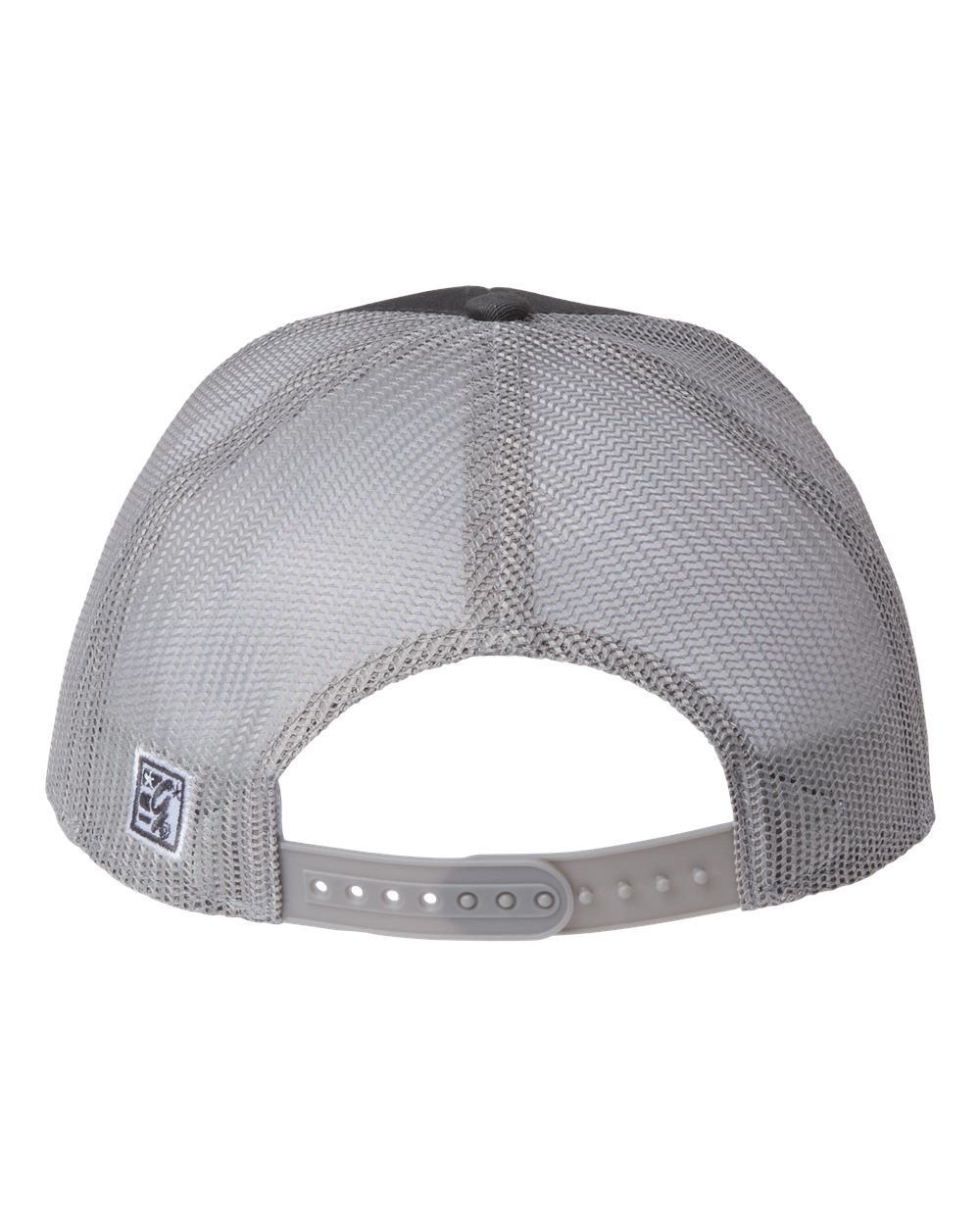Rear View of Charcoal/ Grey Everyday Trucker Cap - GB452E