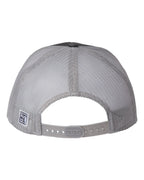 Rear View of Charcoal/ Grey Everyday Trucker Cap - GB452E