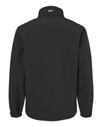 Rear View of Charcoal Motion Soft Shell Jacket - 5350