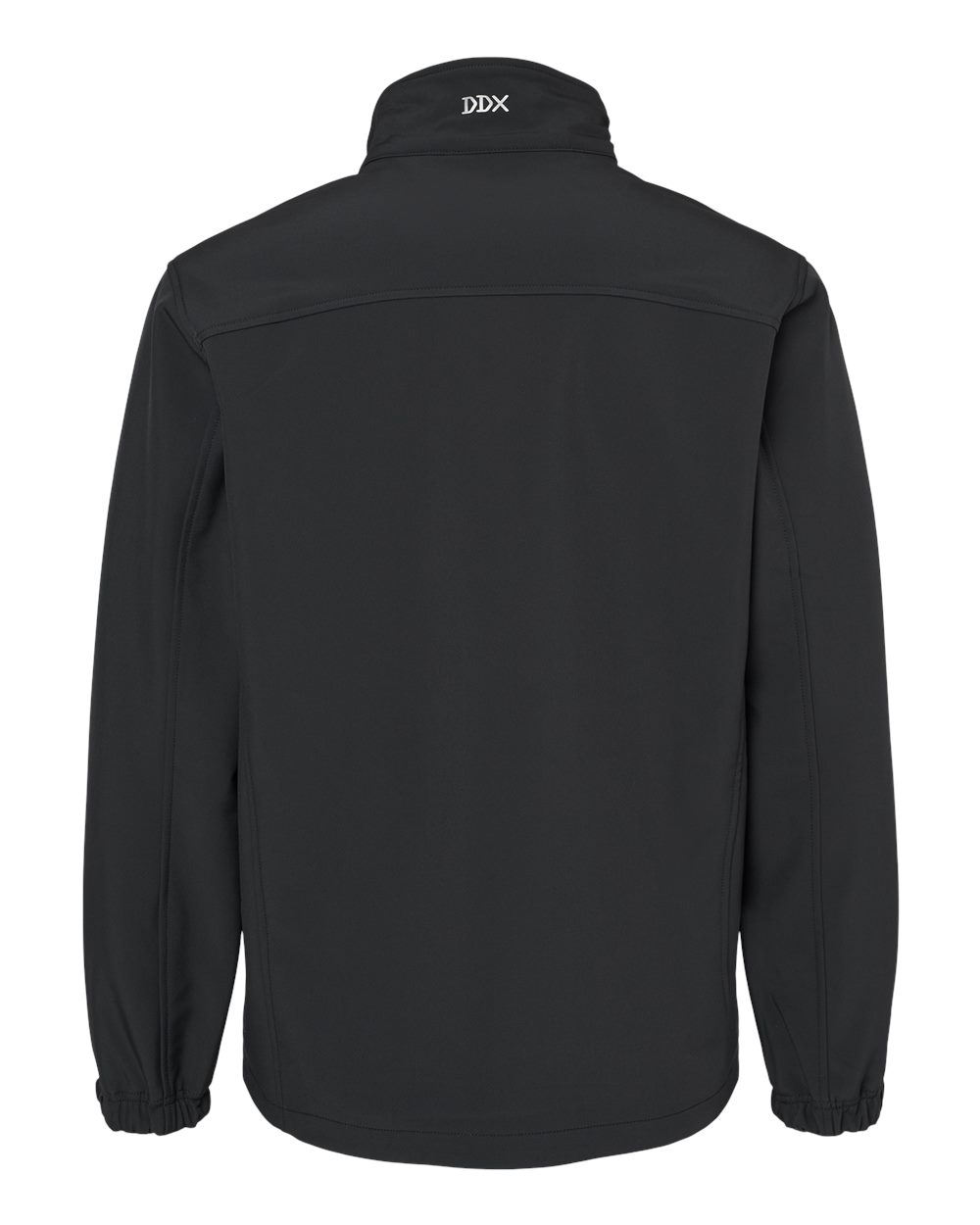 Rear View of Charcoal Motion Soft Shell Jacket - 5350