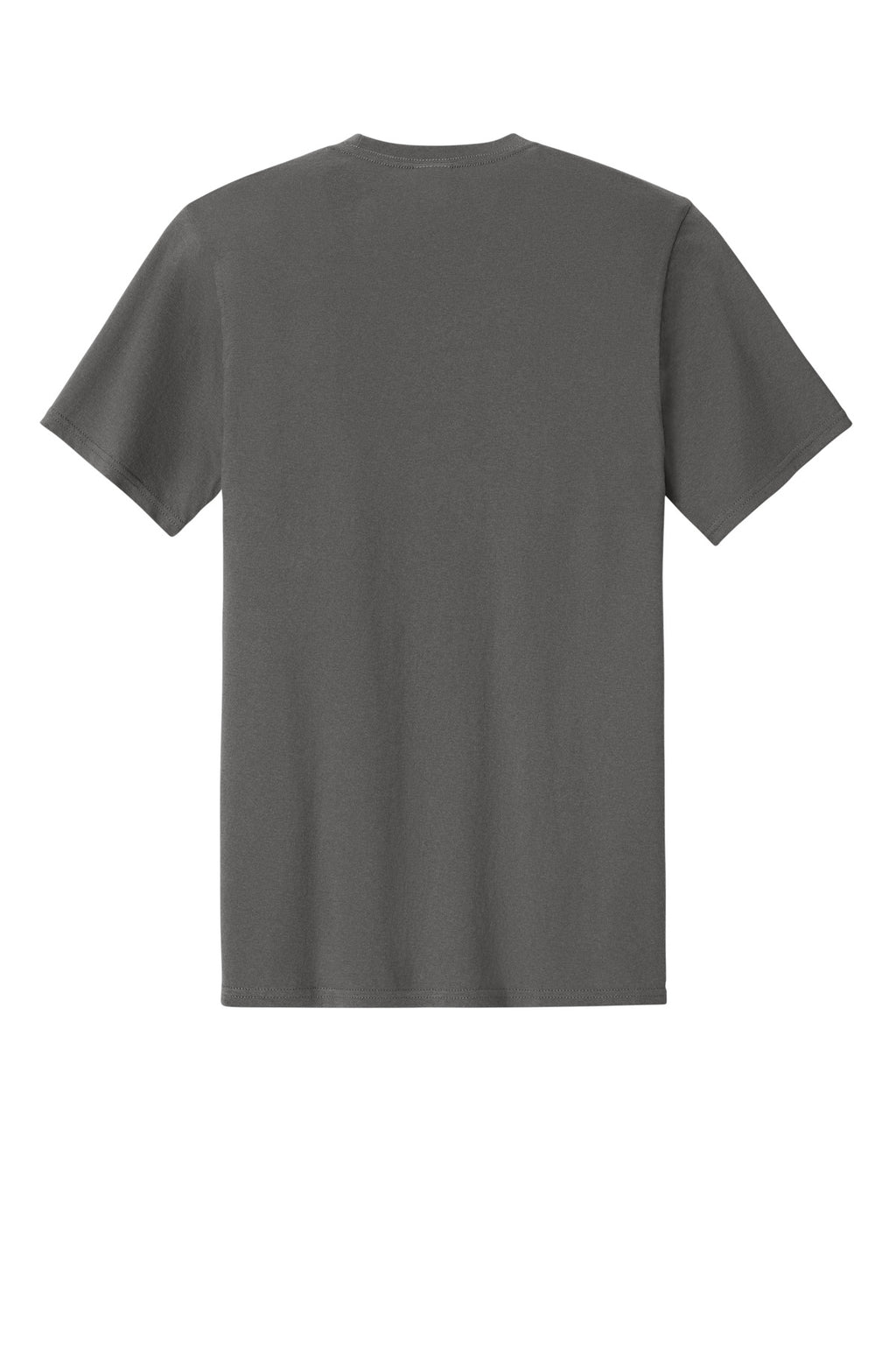 Rear View of Charcoal Port & Co Easy Cotton Tee PC43