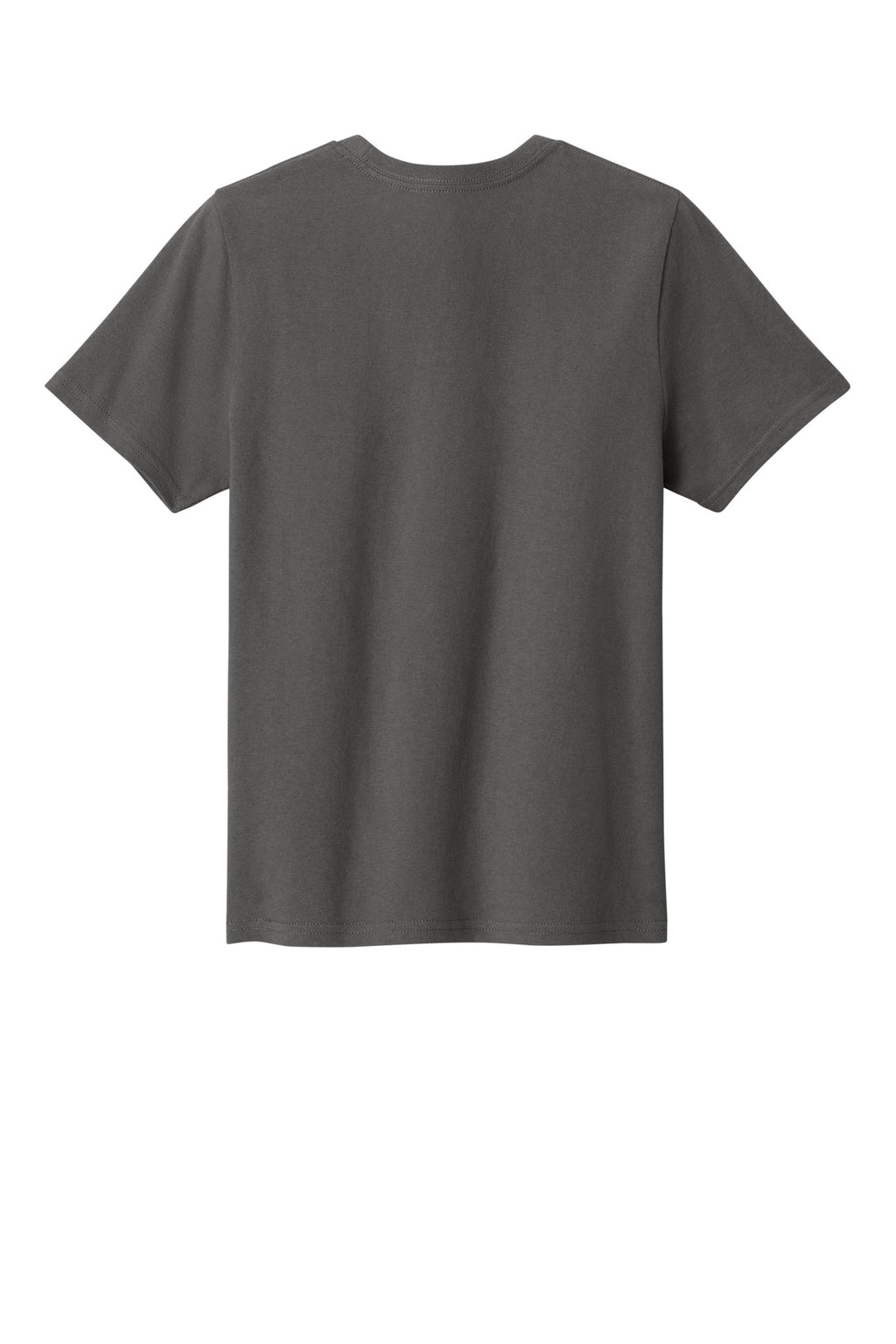 Rear View of Charcoal Port & Co Youth Easy Cotton Tee PC43Y